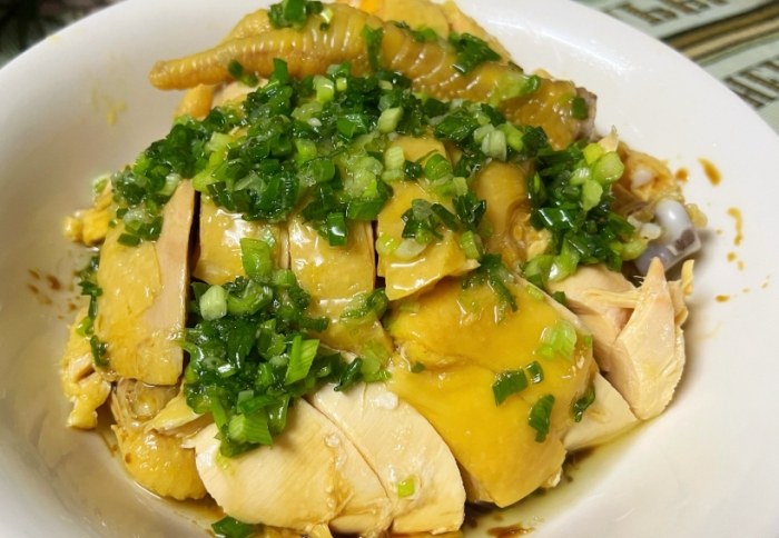 油蔥雞